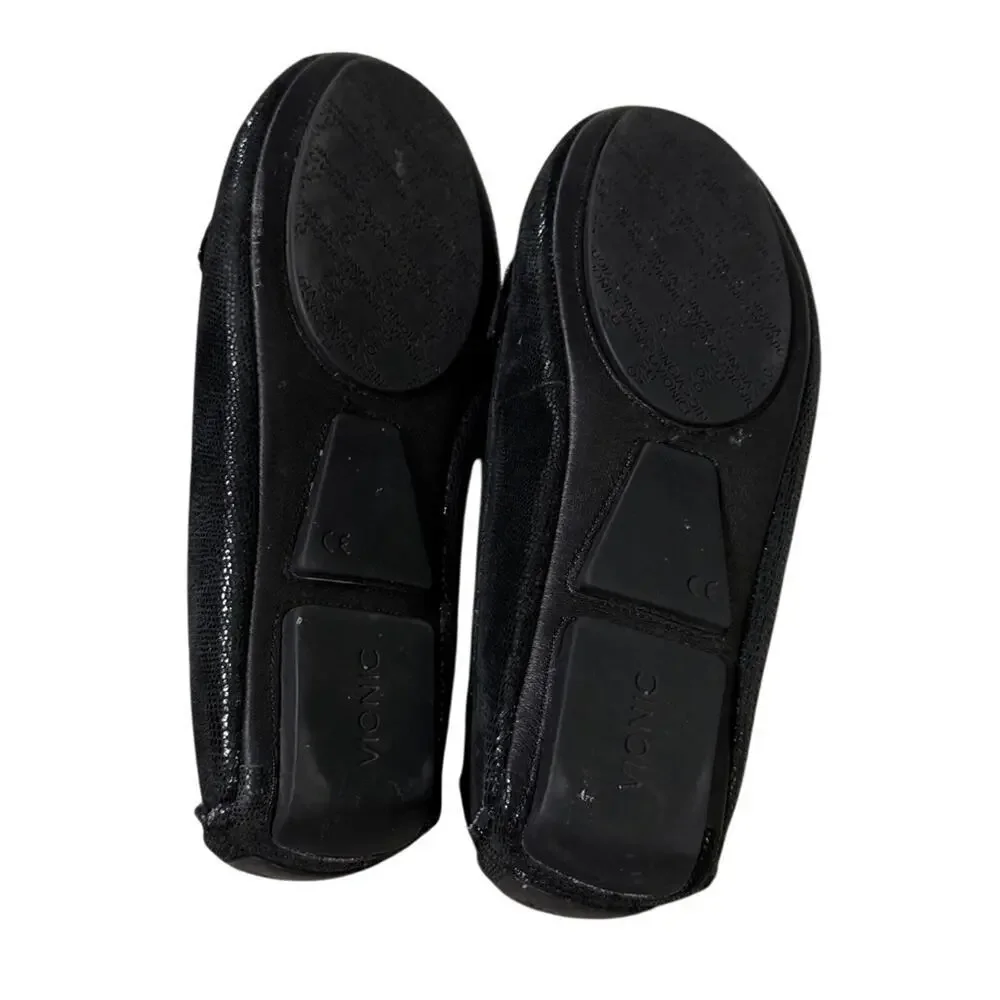 Vionic Womens Sydney Driving Loafers Black Size 7